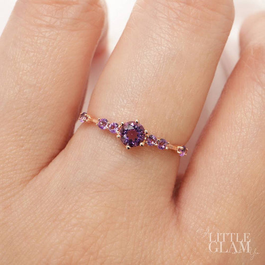 Stargaze Amethyst Ring Amethyst