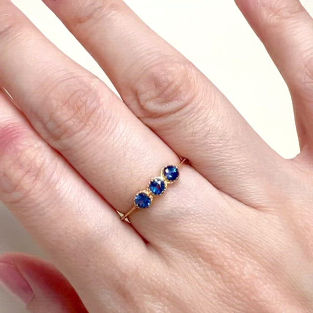 Noble Elegance Sapphire Ring