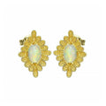 Charming Frame Opal Studs Opal