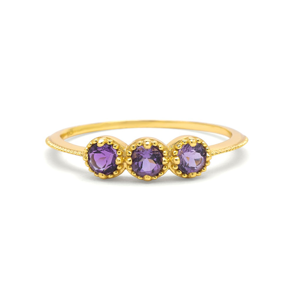 Noble Elegance Amethyst Ring Amethyst