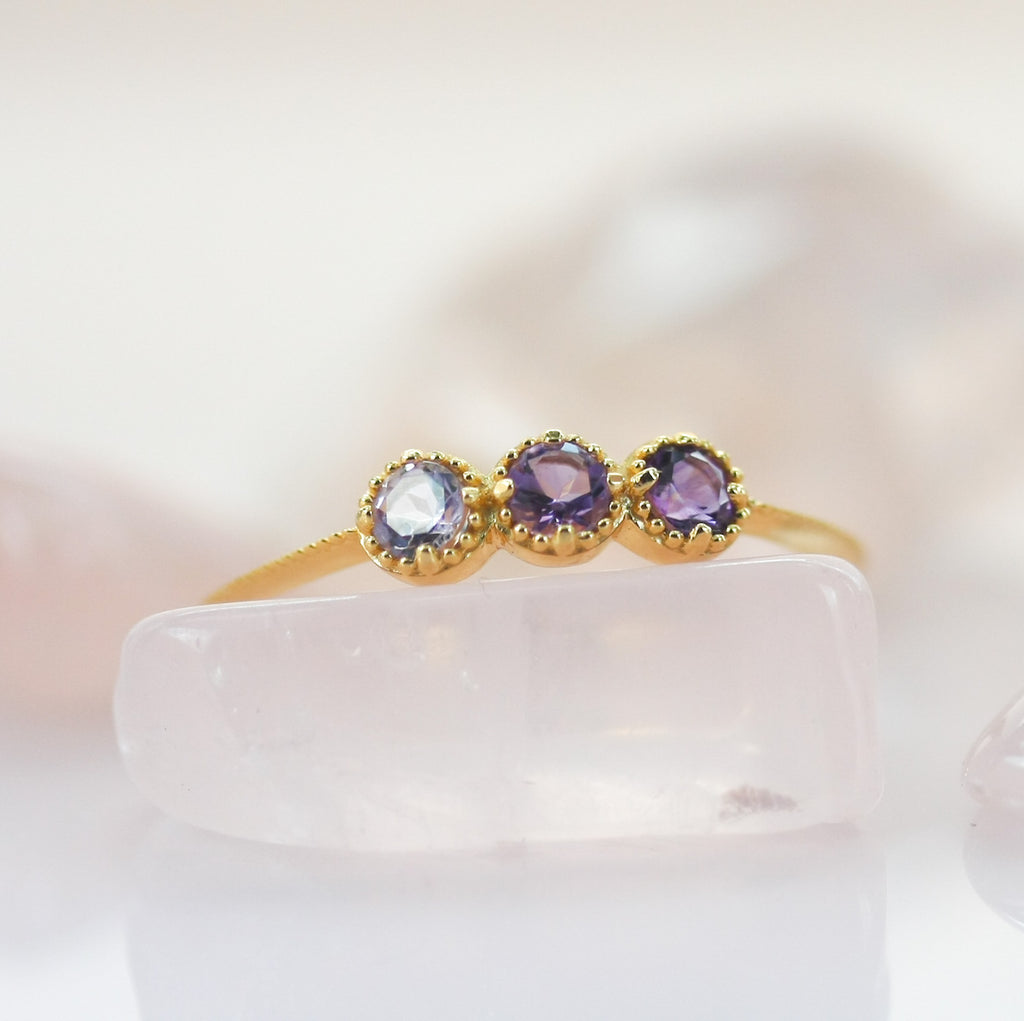 Noble Elegance Amethyst Ring Amethyst
