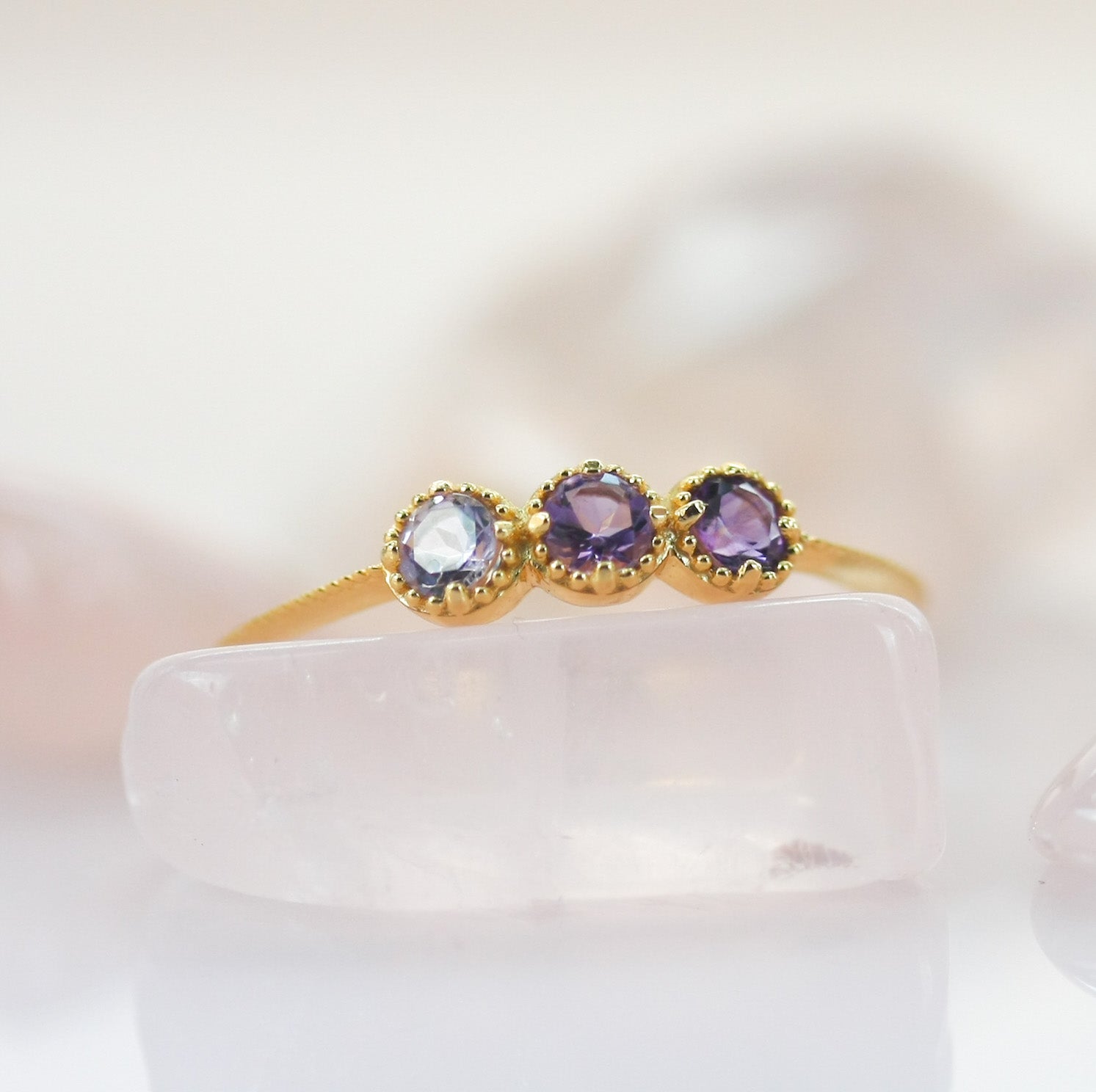 Noble Elegance Amethyst Ring Amethyst