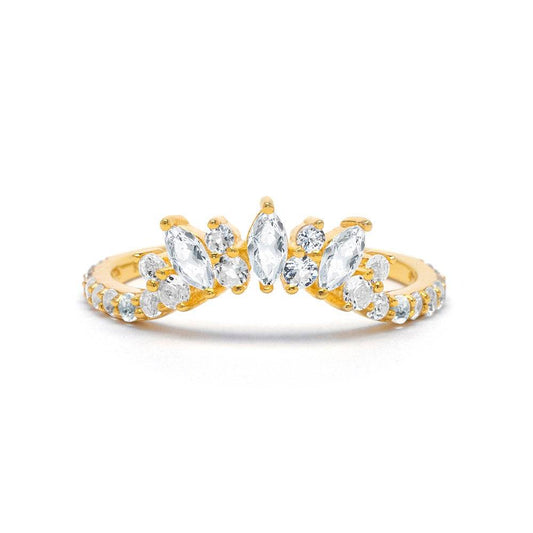 Glowing Glam White Topaz Ring White Topaz