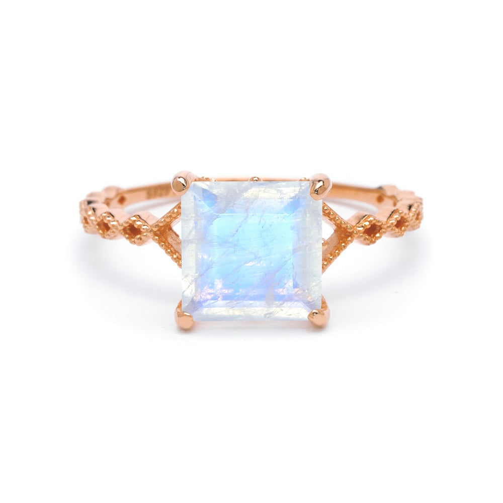 Royal Glam Moonstone Ring Moonstone
