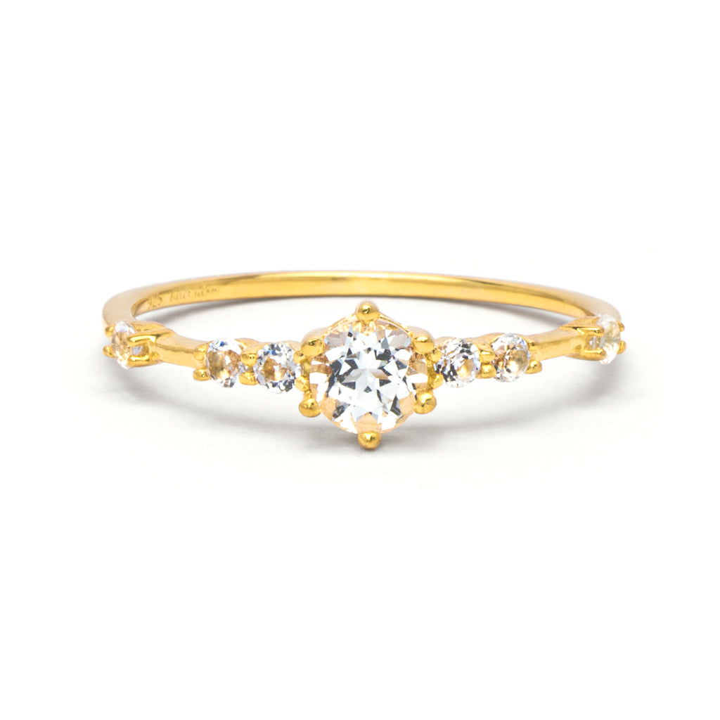 Stargaze White Topaz Ring White Topaz
