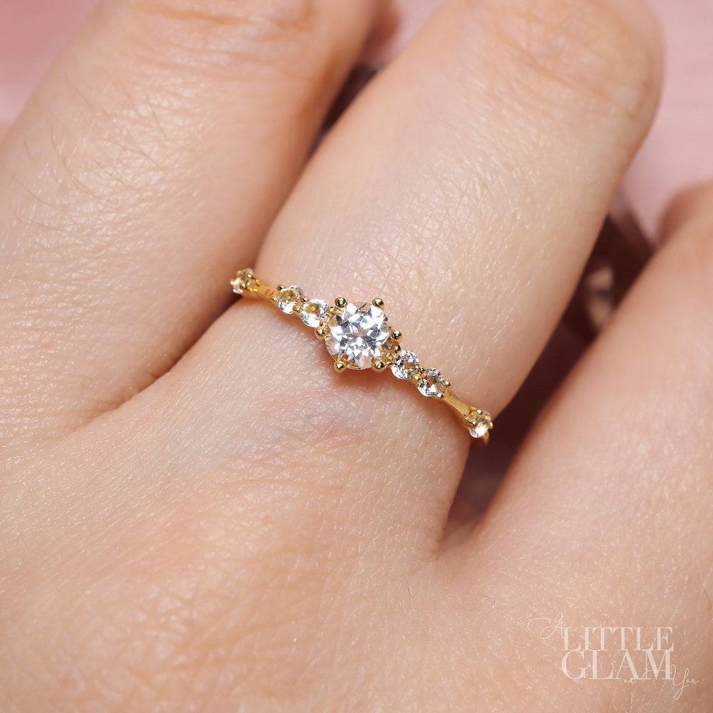 Stargaze White Topaz Ring White Topaz