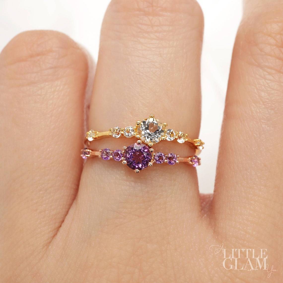 Stargaze Amethyst Ring Amethyst